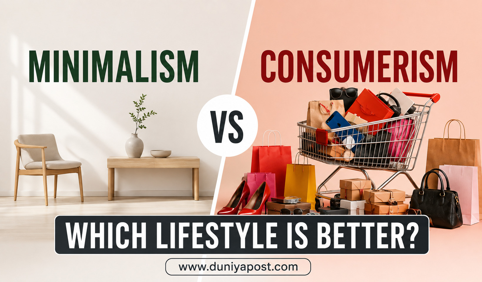 Minimalism vs Consumerism