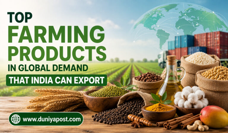 Top Farming Products in Global Demand That India Can Export
